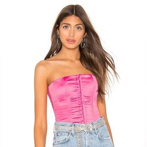 Danielle Guizio Pink Corset